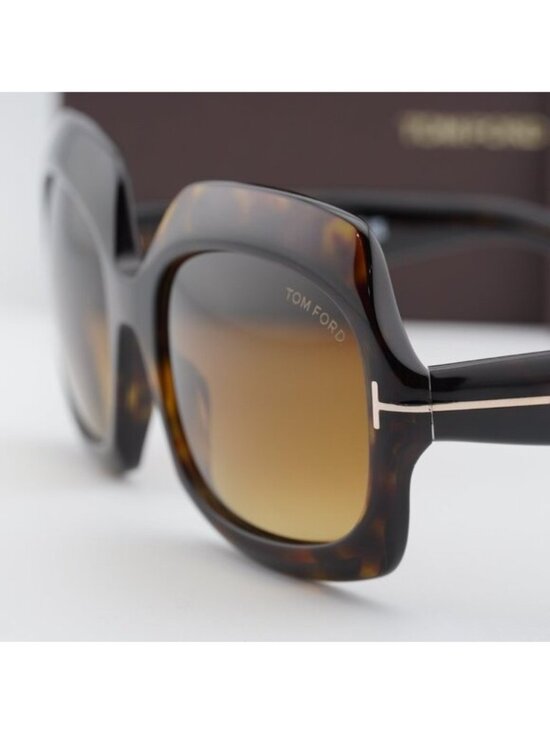 Tom Ford Ren FT1155 52F Square Sunglasses - Havana/Brown main image 7